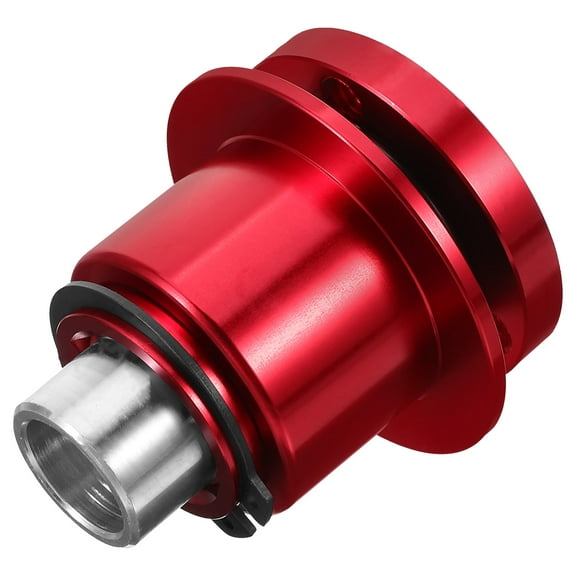 LOLIPPYY Car Steering Wheel Quick Release Disconnect Tool Red 3 Hole Adapter with 360 Degree Rotation
