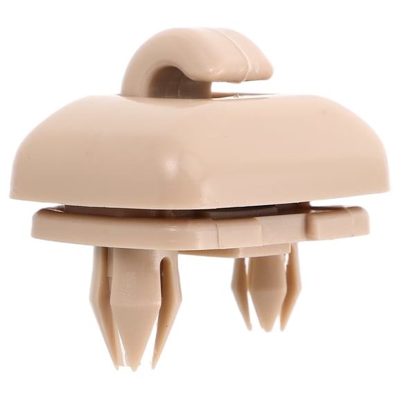 LOLIPPYY Car Sun Visor Clip Holder Beige Durable Design for Makeup Mirrors and Sunshade Hooks