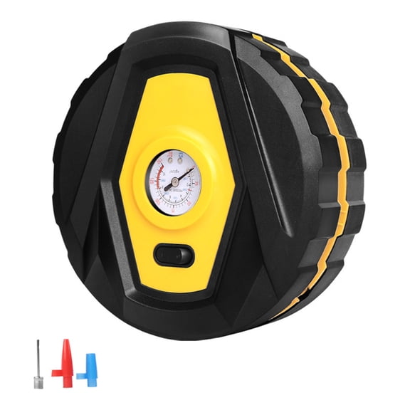 LOLIPPYY Car Tire Inflator Electric Pump 12V Air Compressor Portable with Light for Cars Motorcycles and Suvs