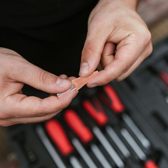 LOLIPPYY Car Tire Repair Kit with High Efficiency Buffing Wheel and Grinding Disc for Tubeless Tire Patch Repair