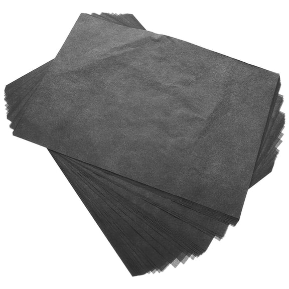 LOLIPPYY Black Carbon Transfer Paper Sheets for Tracing, Single-Sided Graphite Paper for Fashion Design and Craft Projects