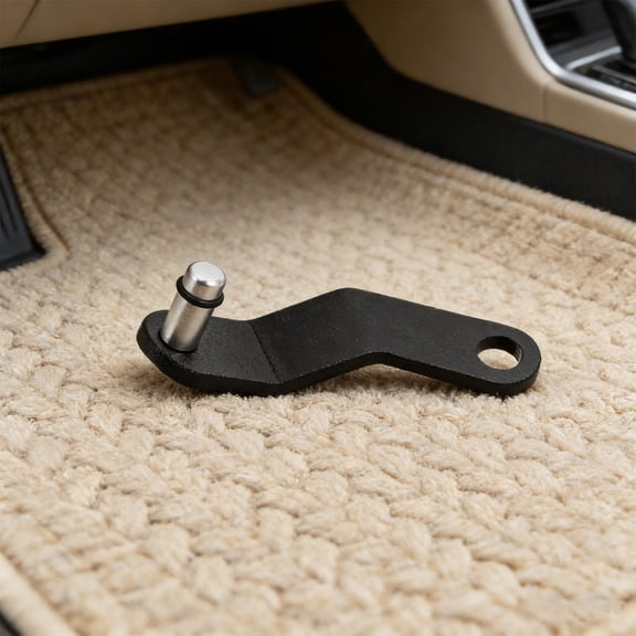 LOLIPPYY Black Aluminum Alloy Car Floor Mat Clips - Carpet Mat Brackets for Secure, Stable, and Fastening