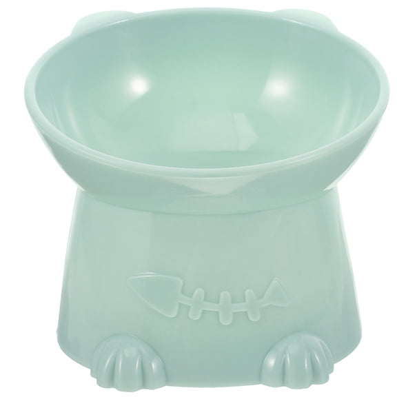 LOLIPPYY Sky Cat Drinking Bowl, Plastic Pet Eating Bowl with Anti-Tip Design, 1 Piece