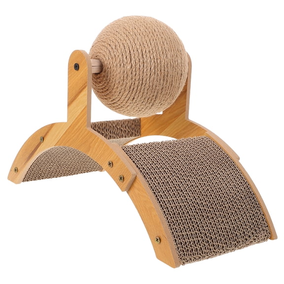 LOLIPPYY Cat Ferris Wheel Toy - Scratcher Ball Interactive Toys Vertical Sisal Climbing Frame Scratching Board For Cat Pet Supplies