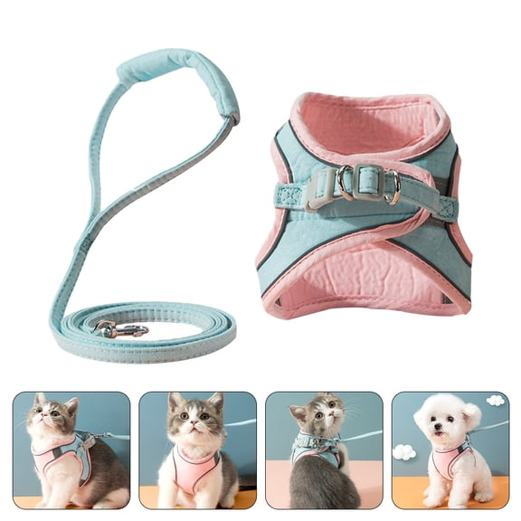 LOLIPPYY Cat and Leash Set for Kitten, Adjustable and Comfortable to Prevent Losing Your Pet