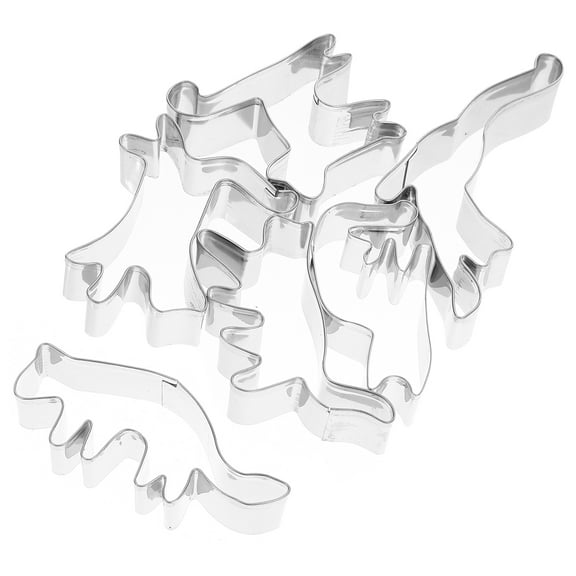 LOLIPPYY 6-Piece Cat Shaped Stainless Steel Baking Molds and Jelly Cutters for Bread and Pastry Decoration