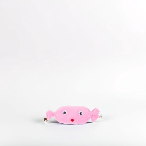 LOLIPPYY Cat Toys Interactive Plush Candy Shape With Bell Sound For Indoor Use 1Pcs