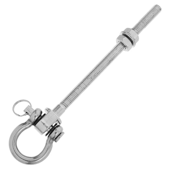 LOLIPPYY Ceiling Swing Hook Z Shaped Swing Hanger Silver 1Pack