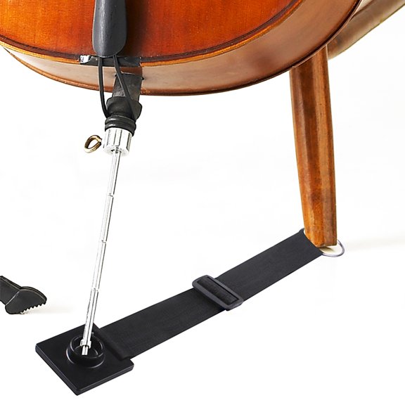 LOLIPPYY Cello Strap Holder Black Adjustable Non Slip Durable Stopper for Secure Endpin Stability