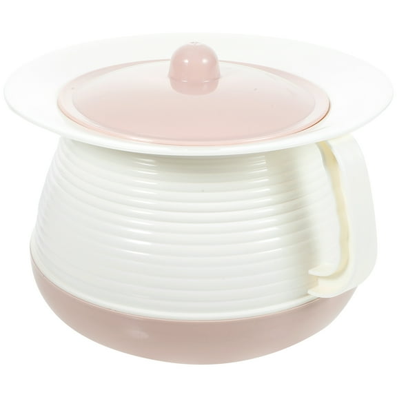 LOLIPPYY Children Spittoon Plastic White 1Pack for Travel Odor Isolation Features