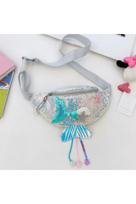 Kids Rectangular Fanny Pack for Girls, Casual Travel and Outings, 1 Piece, 11.0 x 5.1 x 2.4 Inches