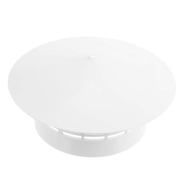 LOLIPPYY Chimney Protector White PVC for Outdoor Installation 1Pack