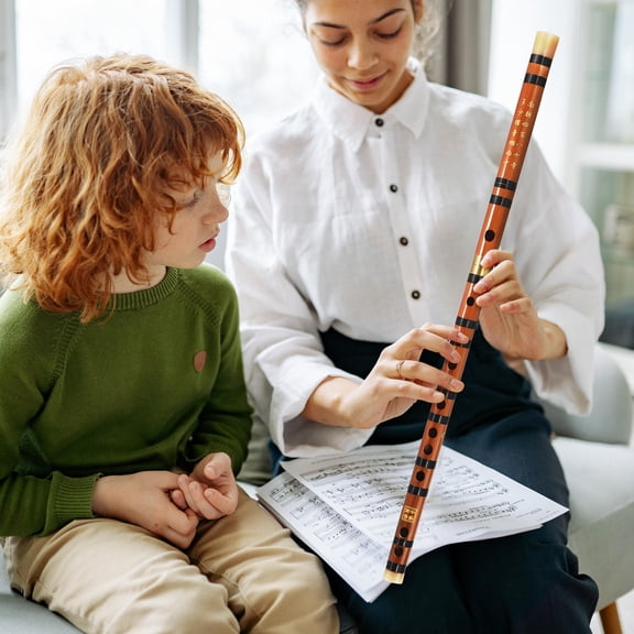 LOLIPPYY China Flute Traditional Orchestral Instrument Assorted Color for Musicians 1 Set