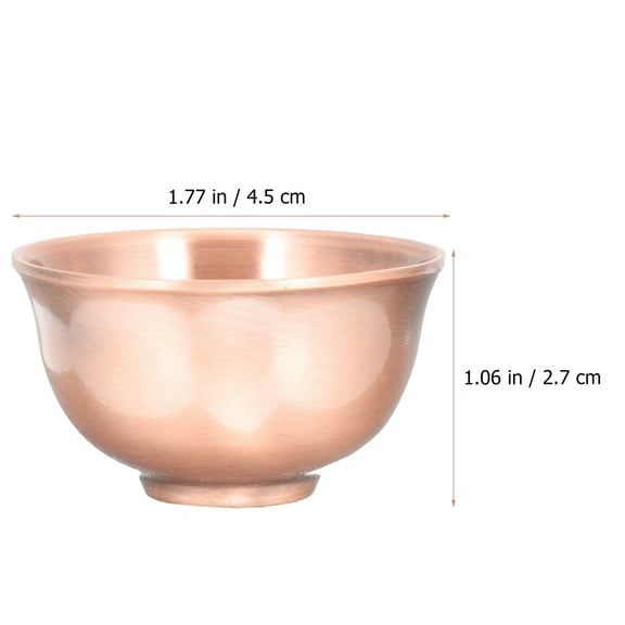 LOLIPPYY Chinese Style Teacup Vintage Kung Fu Tea Cup with Solid Bottom