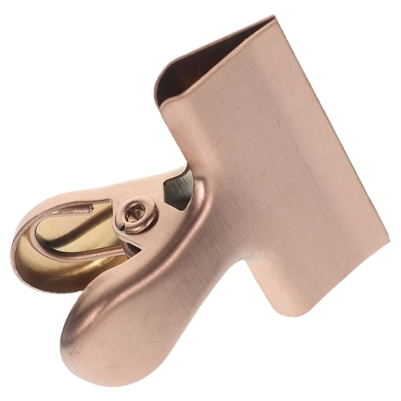 LOLIPPYY Heavy Duty Stainless Steel T-Shaped Chip Clip for Kitchen, Home, and Family Use with One-Piece Design