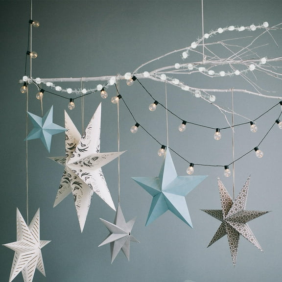 LOLIPPYY Christmas Pom Pom Glitter Ribbon with Fuzzy Decorative Tinsel Garland Craft Packing Ribbon White Holiday Decor 1 Set