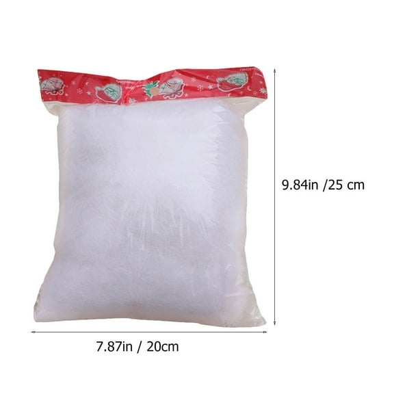 LOLIPPYY White Artificial Cotton Snow for Christmas, Winter Home Decor, Party Decorations, Holiday Snow Effect, Seasonal Decoration