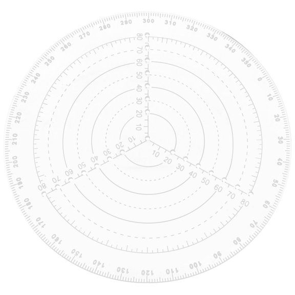 LOLIPPYY Circle Template Centering Ruler Center Tool For Woodworking S For Drawing More Durable With Markings