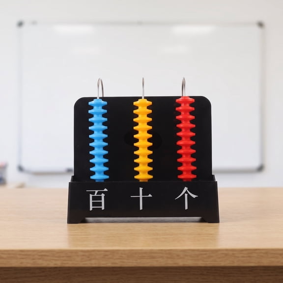 LOLIPPYY Math Counter with 3-Tier Sliding Design for Classroom Use and Activities