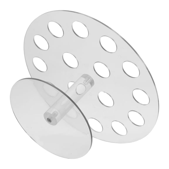 LOLIPPYY Clear Acrylic Ice Cream Rack with 16 Holds Lightweight Stand for Buffet and Wedding Display