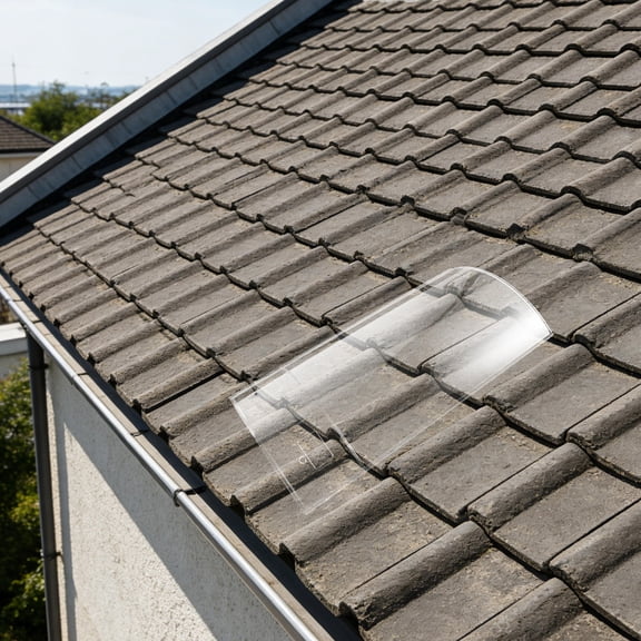 LOLIPPYY Transparent Curved Polycarbonate Roofing Panels for Rainproof Patio, Garden, and Outdoor Coverage