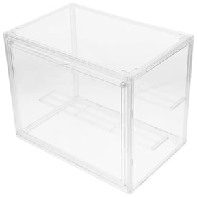 LOLIPPYY Acrylic Display Case for Figurines with Adjustable Compartments, Clear Material for Collectibles