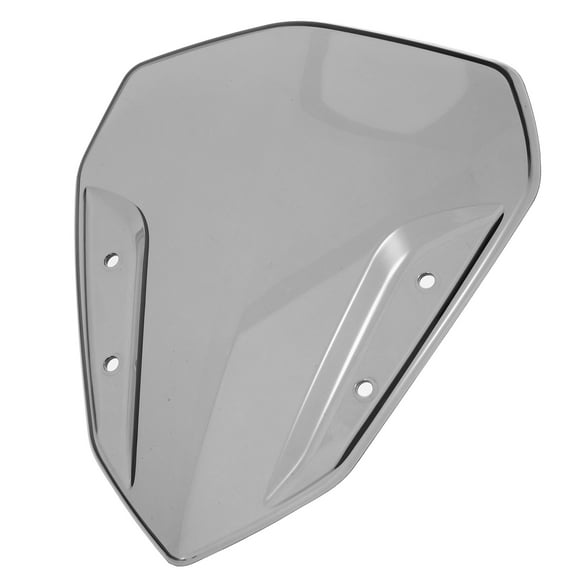 LOLIPPYY Black Transparent Motorcycle Windshield 1 Set for Wind and Safety Enhancement