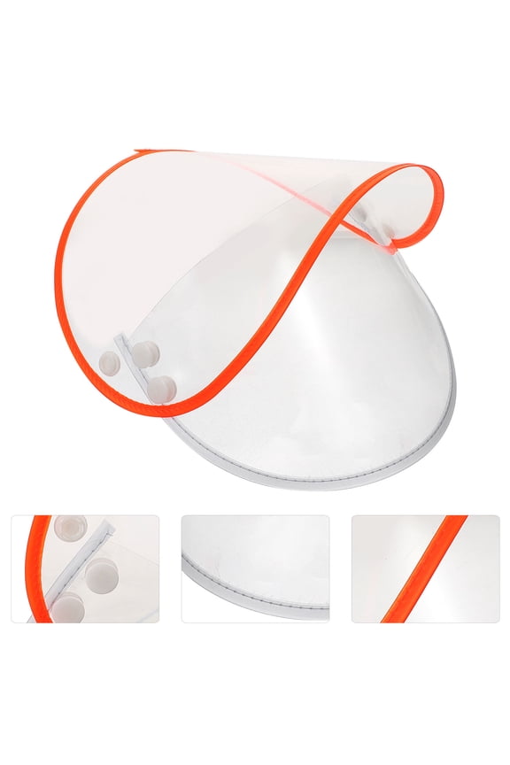 Clear Rain Protection Hat Shield Transparent Accessory PE Material 1Set for Outdoor Activities