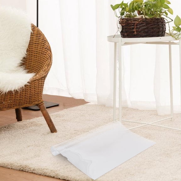 LOLIPPYY Clear Rug Protector Mat with Smooth Lines for Furniture and Office Chair Casters