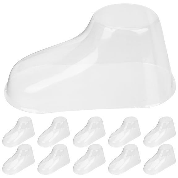 LOLIPPYY Clear Shoe Trees in Simple Design Pvc Support Stand for Toddler Shoes 50 Pairs
