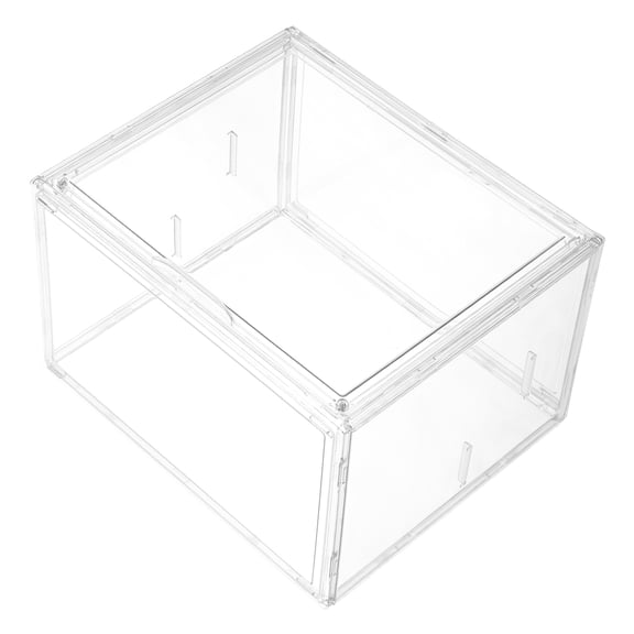 LOLIPPYY Clear Vinyl Record Storage Rack and Cd Holder Display Case for Stylish Home Decor