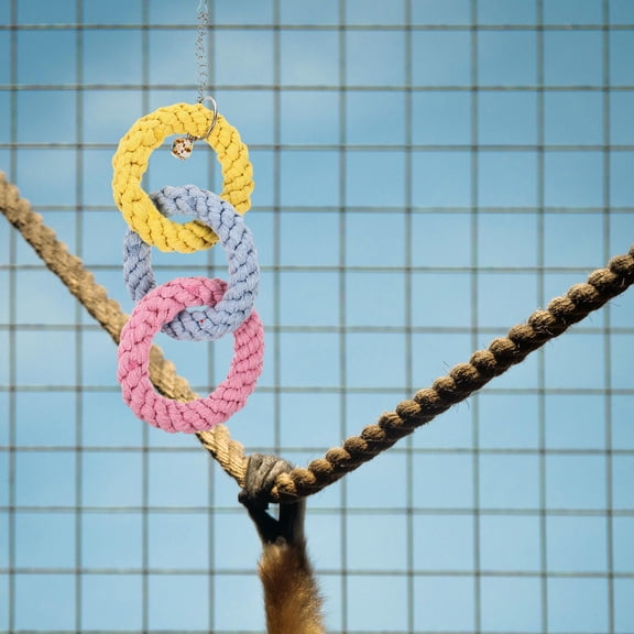 LOLIPPYY Climbing Plaything with Bite Resistant Cloth Material for Sugar Glider Cage and Small Animals