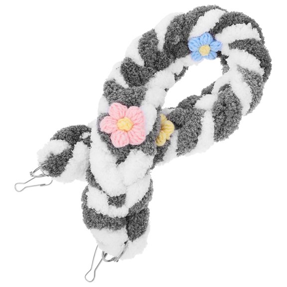 LOLIPPYY Grey Cotton Squirrel Climbing Rope for Pets, Exercise Toy for Active Small Animals