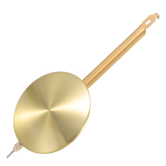 LOLIPPYY Golden Iron Pendulum Clock Replacement Part for Repair Projects, 1 Piece and Easy to Install