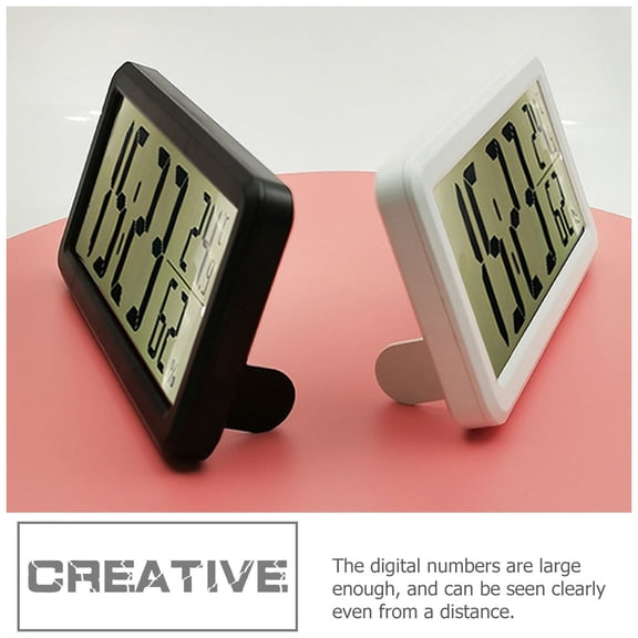 LOLIPPYY Clock for Room Digital with Simple Design and Calendar Display 1Pcs