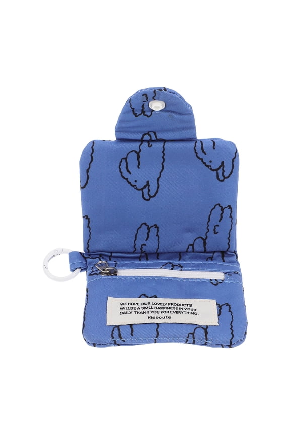 Cloth Keychain Card Wallet for Women 1Pack Back to School