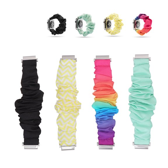 LOLIPPYY 20MM Black Cloth Watch Band, Premium Comfortable Strap, Elegant Design Compatible with Most watches