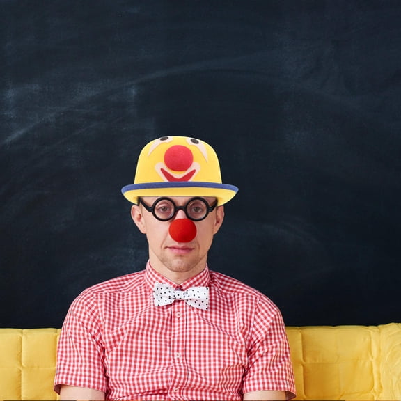 LOLIPPYY Clown Hat with Bells Comfortable Funny Hat for Party Use