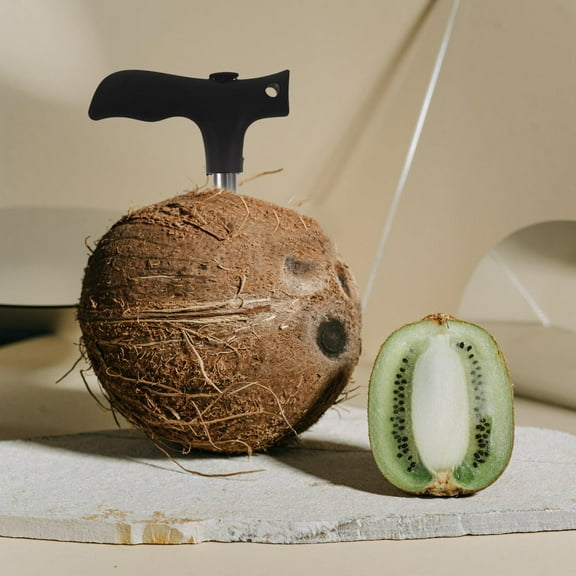 LOLIPPYY Coconut Tools Manual Opener 1Pcs with Safe and Fast Opening Function Stainless Steel for Daily Use