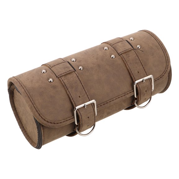 LOLIPPYY Coffee Motorcycle Front Fork Saddle Bag with Ample Space and Abrasion Resistant Material