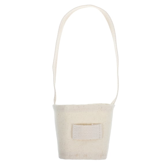 LOLIPPYY Canvas Coffee Sleeve With Handle, Protective Reusable Cup Holder for Daily Use, 1 Pack