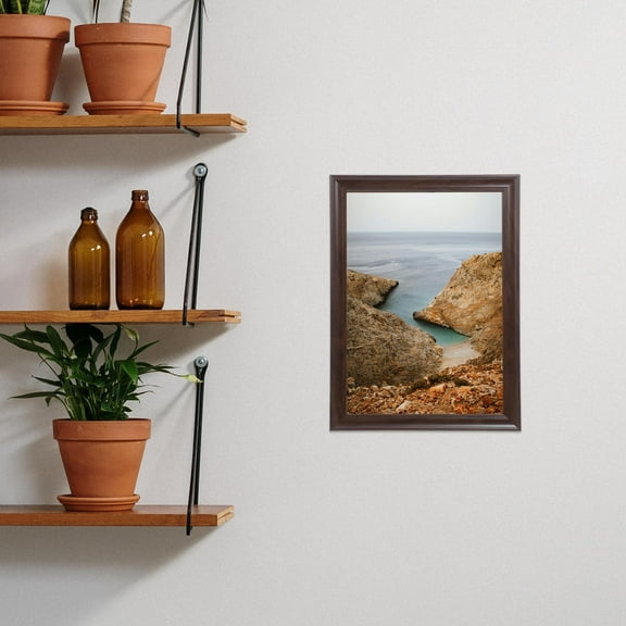 LOLIPPYY Coffee Wooden Poster Frame for Wall Mounting A3 Size Photo Display Stylish Design for Artworks