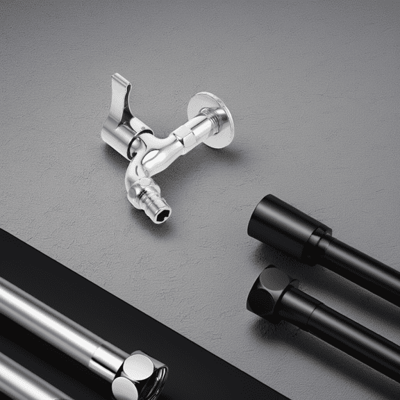 LOLIPPYY Cold Water Tap Multifunctional Copper Silver 1Pack For Daily Tasks