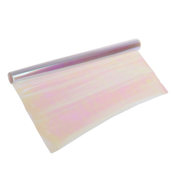 LOLIPPYY 1 Piece Reusable Transparent Tint Film Vinyl for Car Headlights and