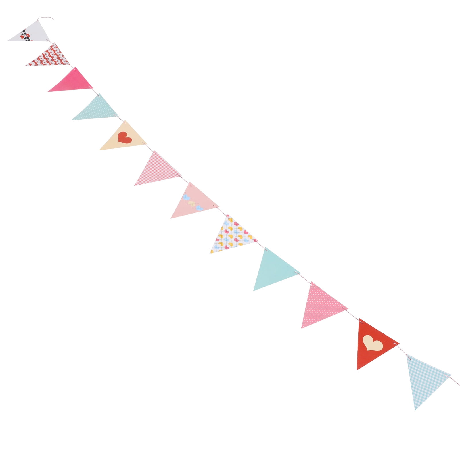 triangle banner coloring page