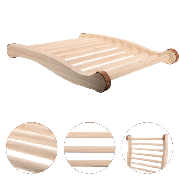 LOLIPPYY Comfort Sauna Backrest for Steam Room with Easy to Clean Beige Sauna Furniture Accessory