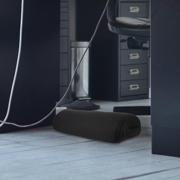 LOLIPPYY Comfortable Black Footrest Pillow for Leg Elevation and Muscle Relaxation At Home