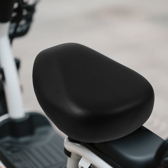 LOLIPPYY Comfortable Black Padded Electric Bike Saddle Wide Seat with Easy Installation Wrench