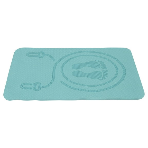 LOLIPPYY Comfortable Green Tpe Fitness Mat for Home Use Suitable for Skipping Workouts