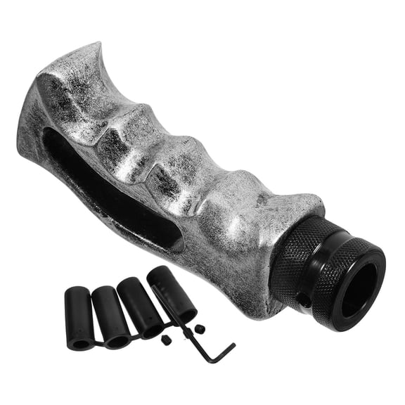 LOLIPPYY Resin Titanium Gear Shift Lever Knob with Comfortable Grip, 1 Piece for Smooth Shifting